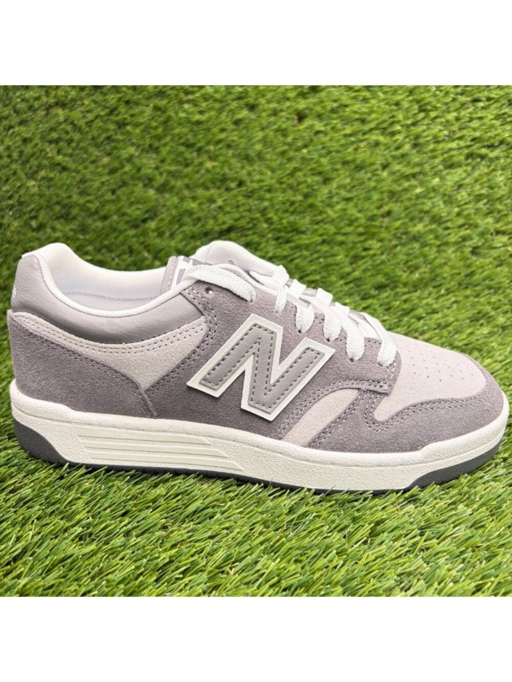 New Balance 480 Womens Size 6 Gray White Athletic Running Walking Shoes Sneakers